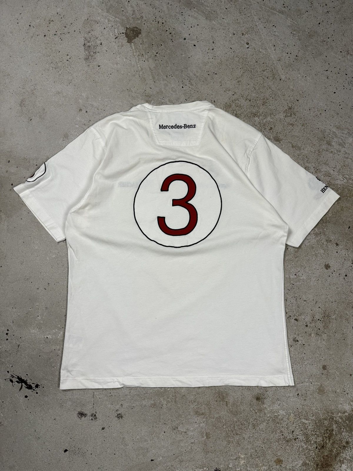 Formula 1 × Mercedes-Benz Mercedes Benz Michael Schumacher White Racing F1 Tee Size US L / EU 52-54 / 3 - 2 Thumbnail