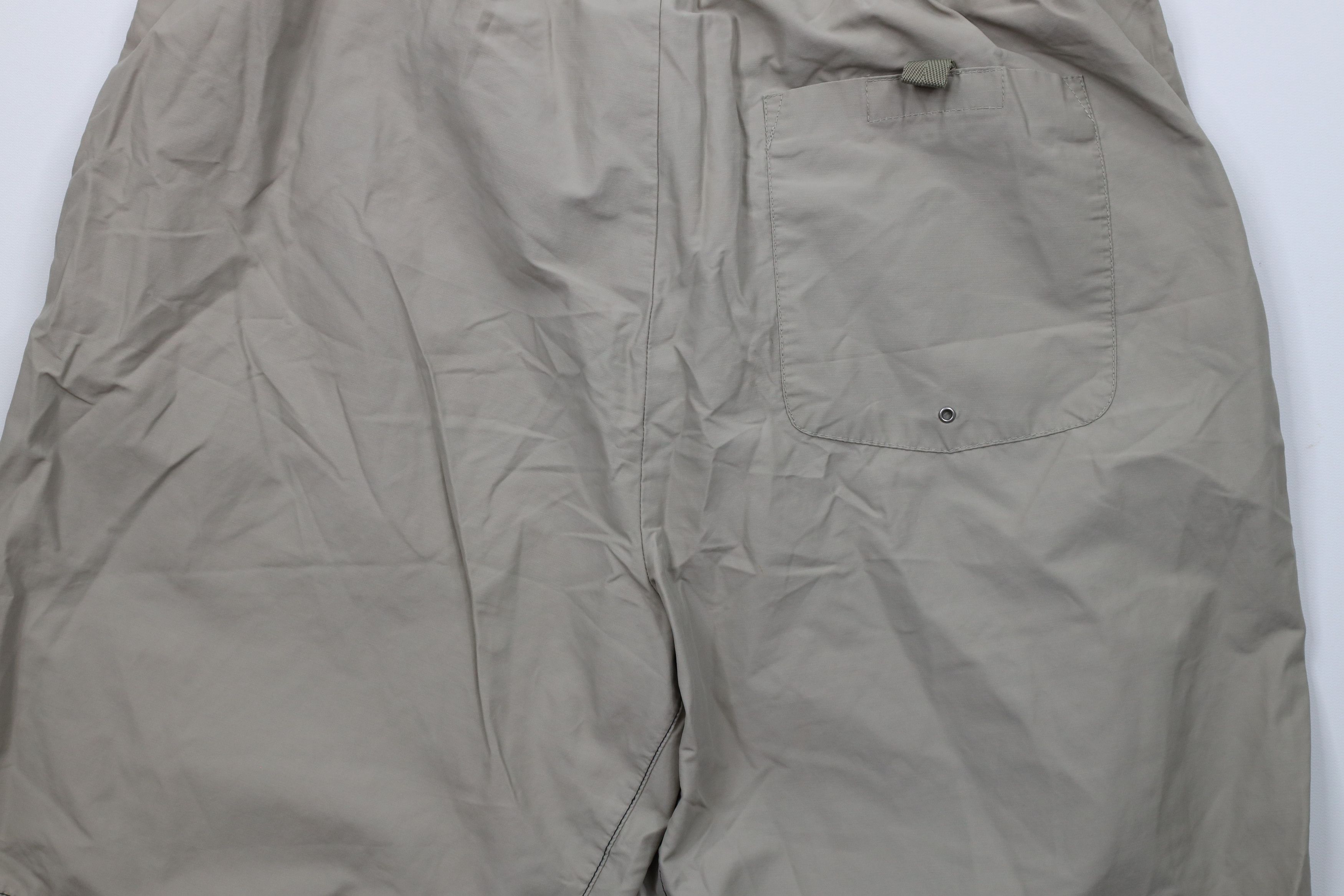 Gap × Vintage Vintage Y2K 2002 Gap Lined Above Knee Shorts Trunks Beige Size US 34 / EU 50 - 9 Thumbnail