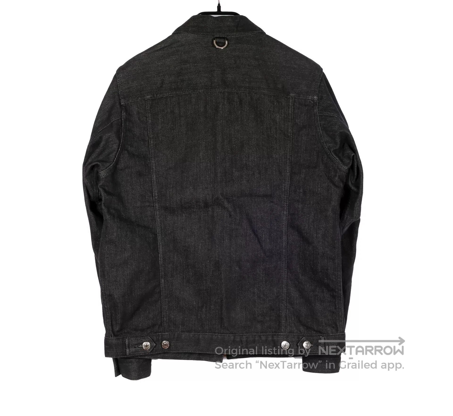 Mastermind Japan Black Denim Jacket with Skull Crossbones Embellishments. Size US S / EU 44-46 / 1 - 2 Thumbnail