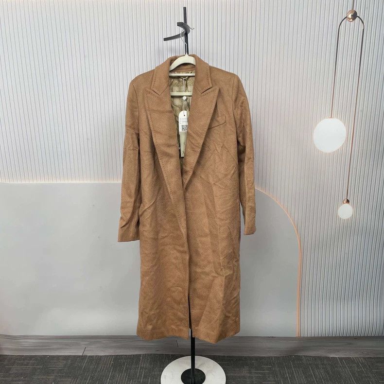 Max Mara Max Mara Camel hair brown coat Size L / US 10 / IT 46 - 1 Thumbnail