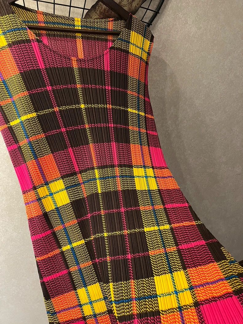 Issey Miyake Issey Miyake plaid dress Size M / US 6-8 / IT 42-44 - 2 Thumbnail