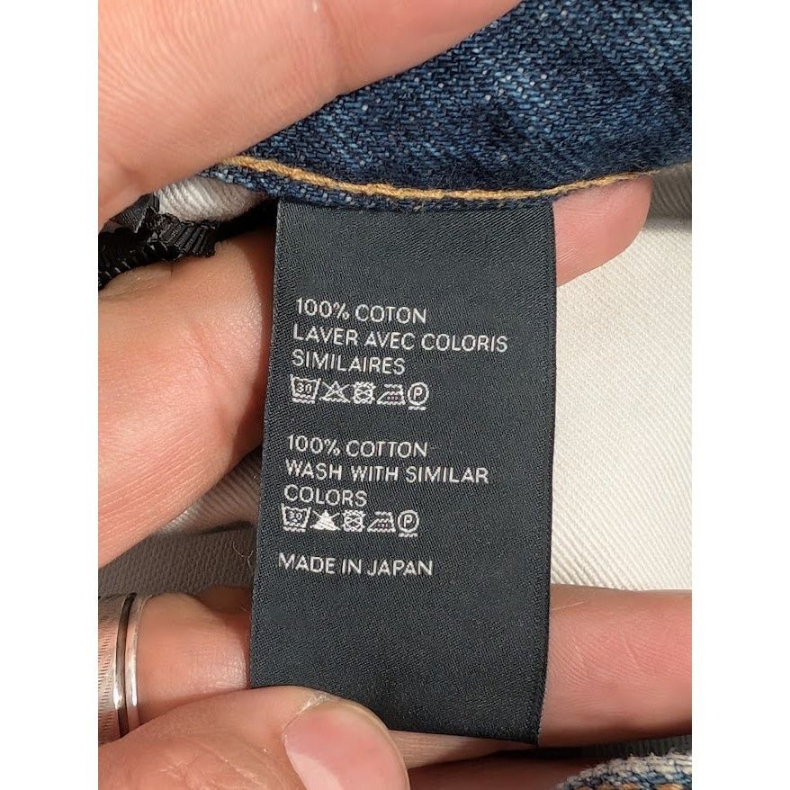 Celine o1rshd1 Denim Short Kurt Destroy in Rigid Indigo Size US 30 / EU 46 - 19 Thumbnail