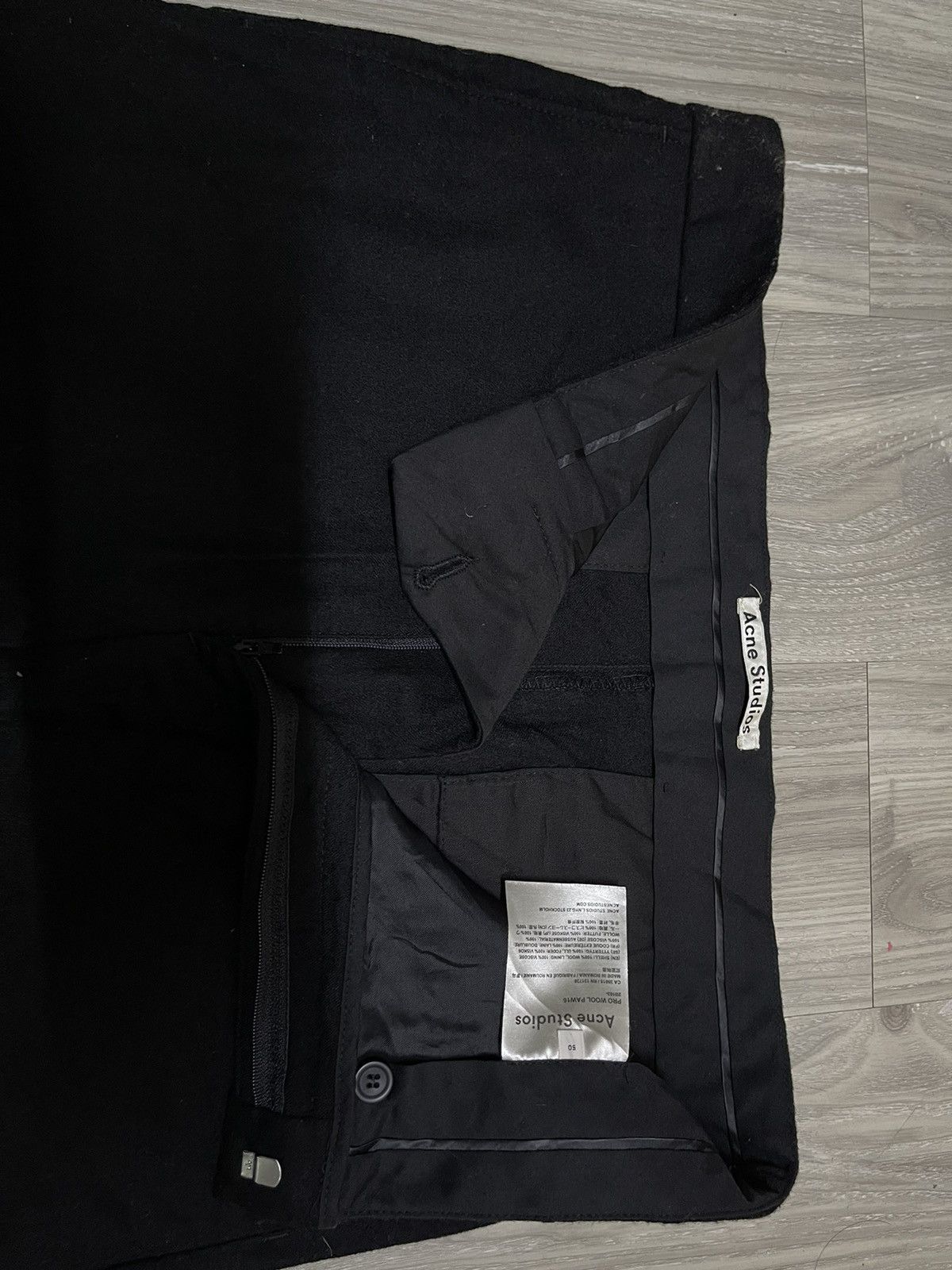 Acne Studios Acne Studios Pro Wool Paw 16 Trousers Pants Size 50S - 4 Thumbnail
