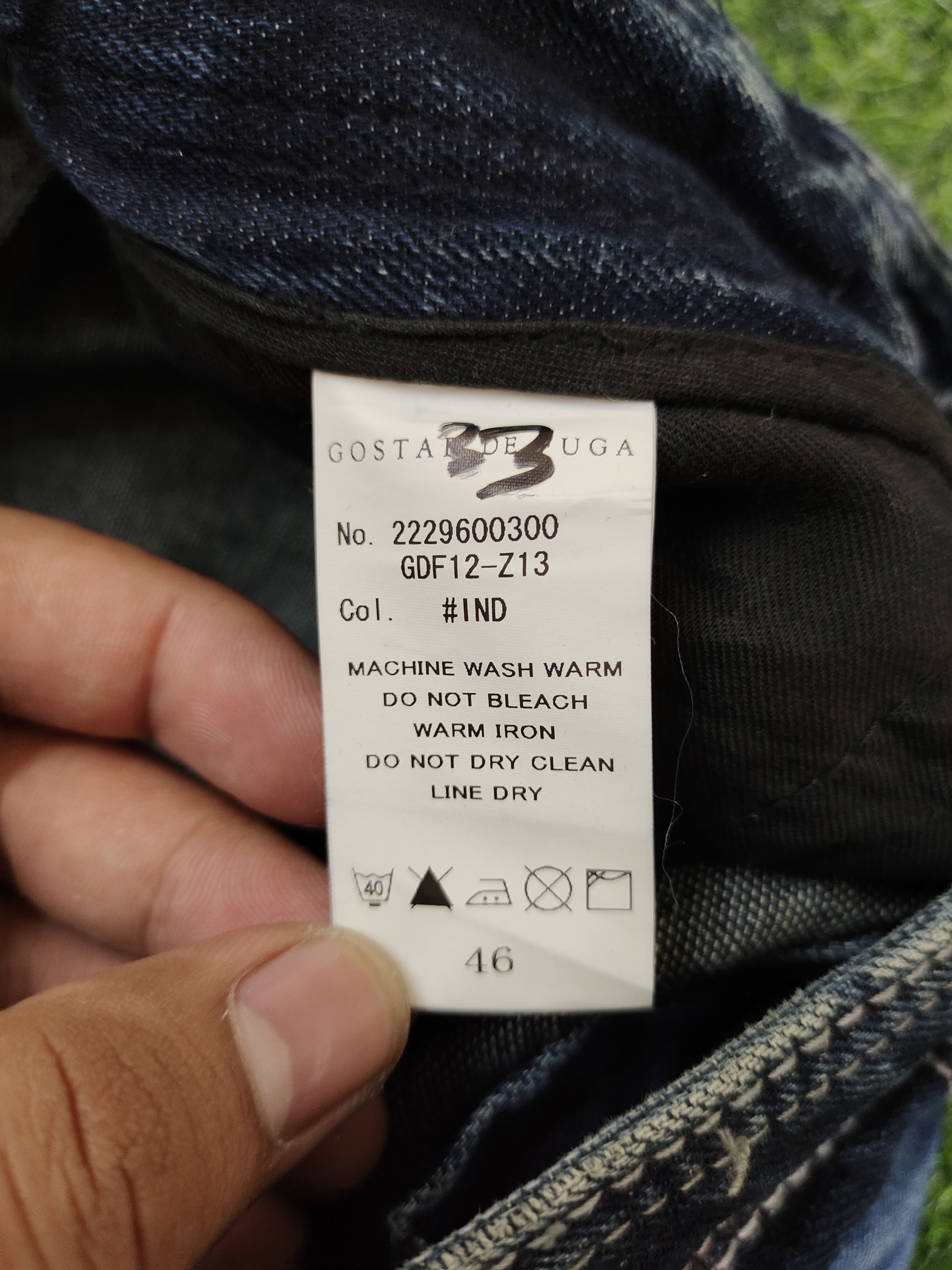 GOSTAR DE FUGA Gostar De Fuga Japan Clawmark Distress Faded Denim Jeans Y2k Size US 31 - 19 Thumbnail