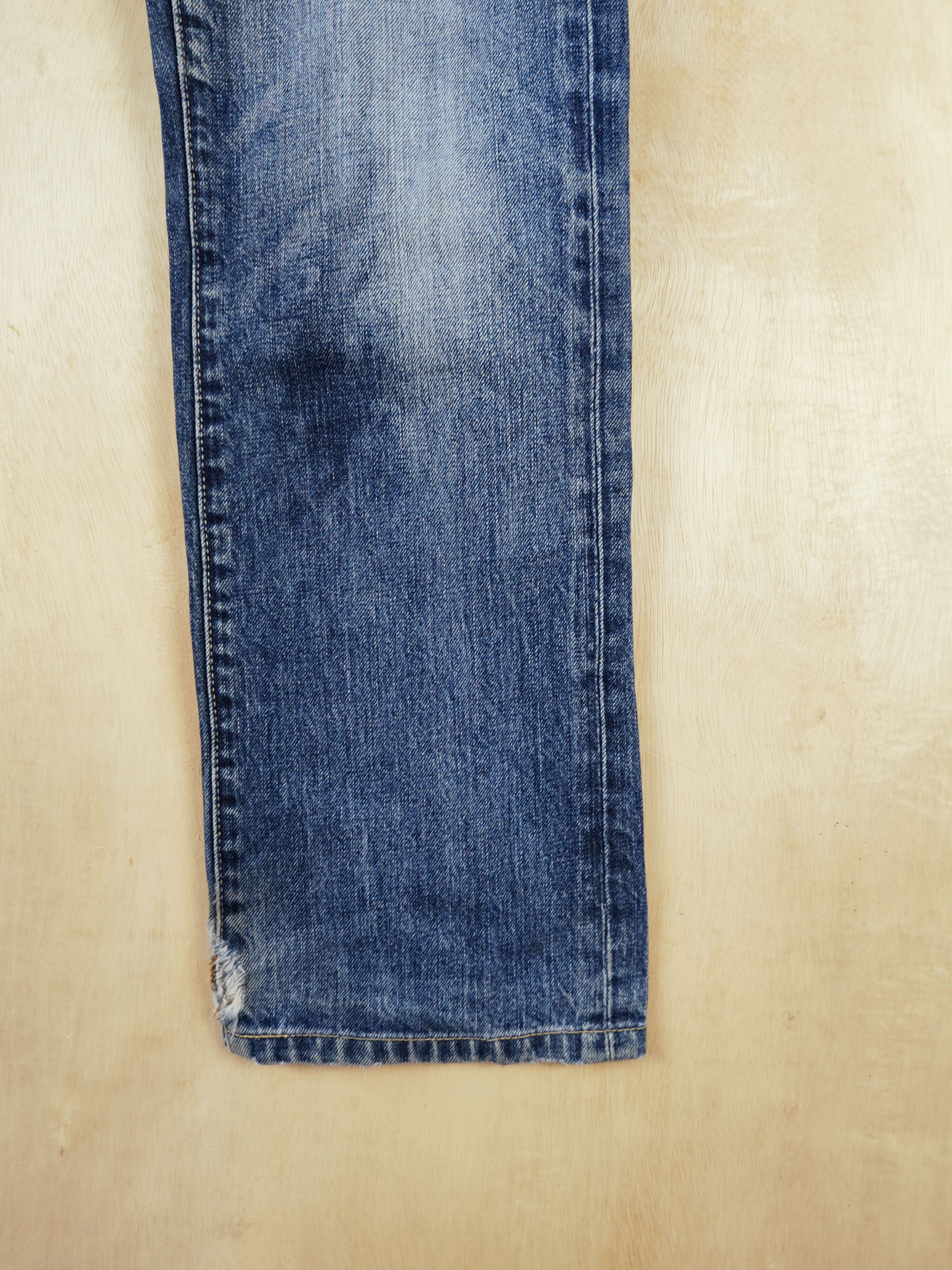 Japanese Brand Uniqlo Blue Faded Distressed Ripped Jeans #S2651 Size US 30 / EU 46 - 6 Thumbnail
