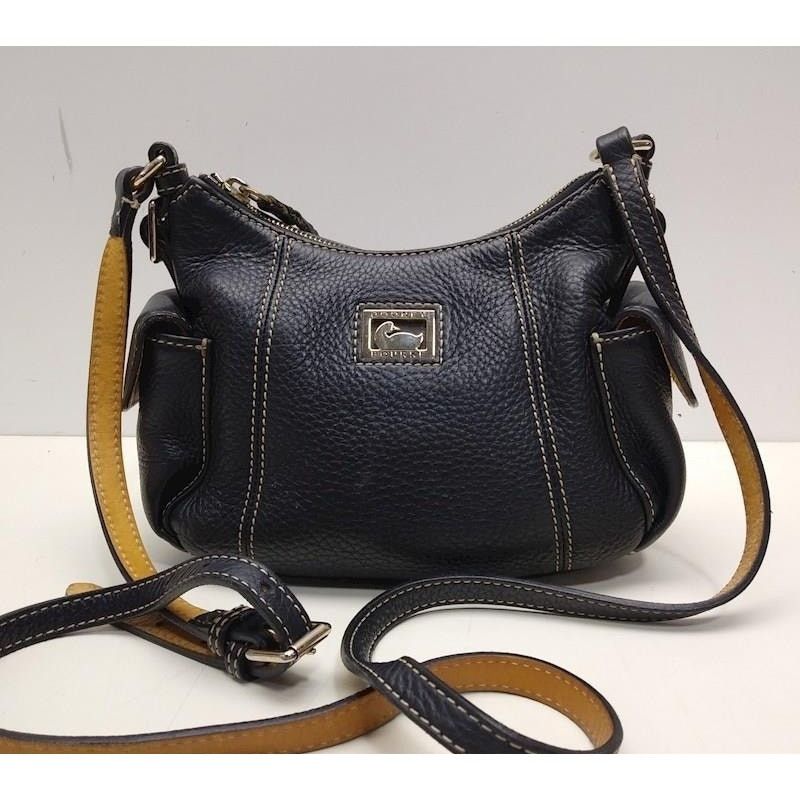 Dooney & Bourke Dooney & Bourke Black Pebbled Leather Hobo Shoulder Bag Size ONE SIZE - 14 Thumbnail