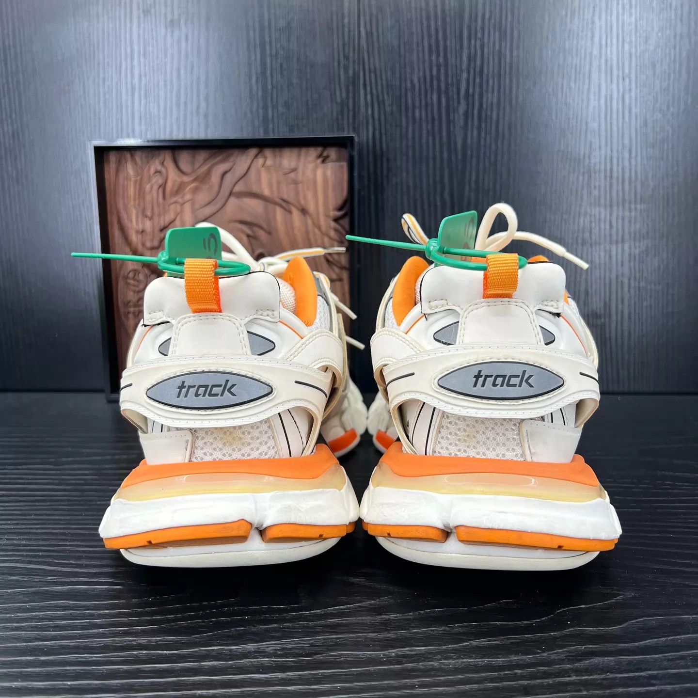 Balenciaga Balenciaga Track White Orange 43 New Size US 10 / EU 43 - 4 Thumbnail
