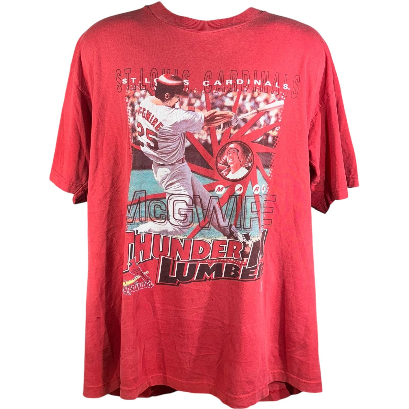 MLB Vintage St. Louis Cardinals Mark McGwire Tee Size US XL / EU 56 / 4 - 1 Thumbnail