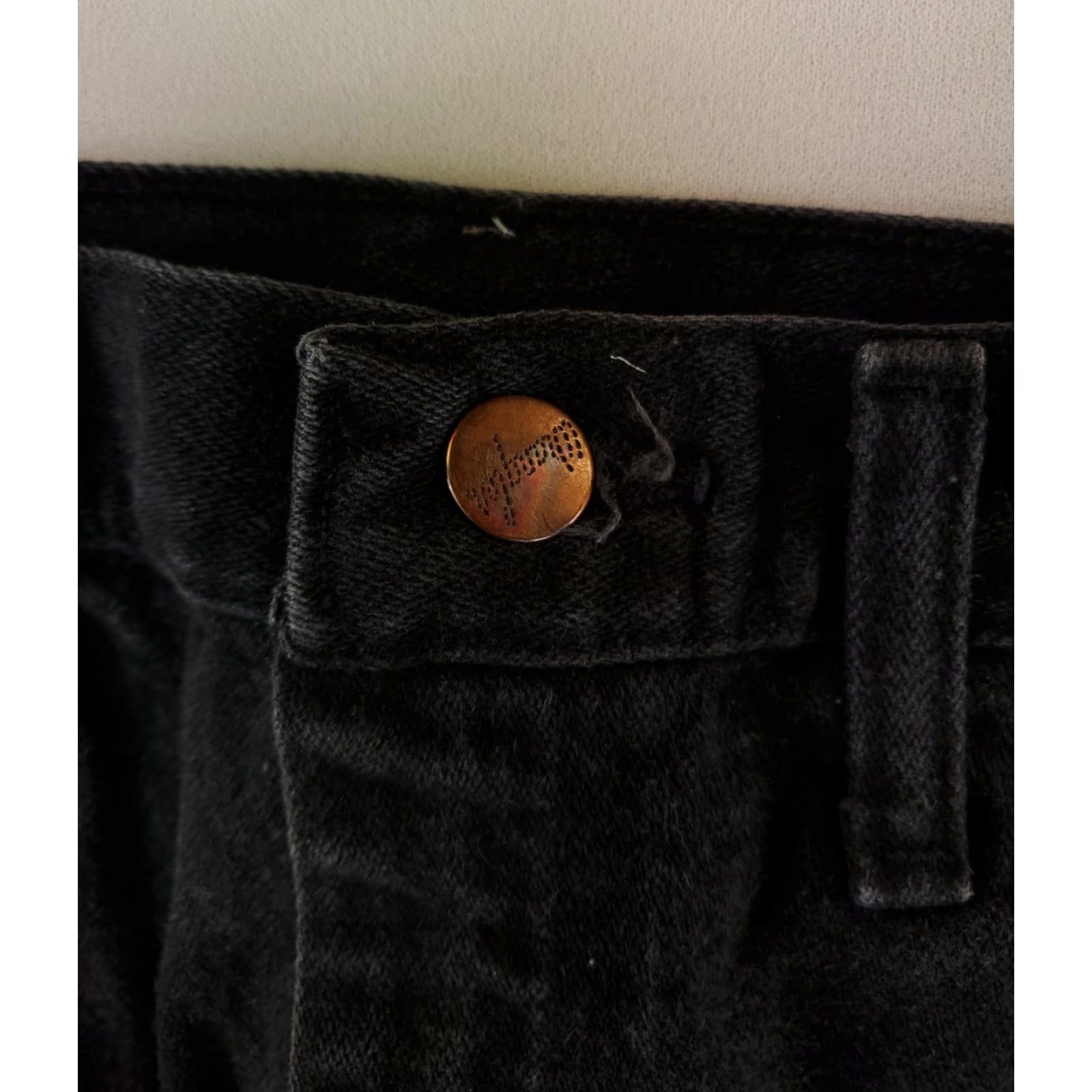 Wrangler VINTAGE Wrangler Jeans Slim Black Mens 32 33 Inseam 33 Cowboy Cut 90s Western Straight Size US 32 / EU 48 - 2 Thumbnail