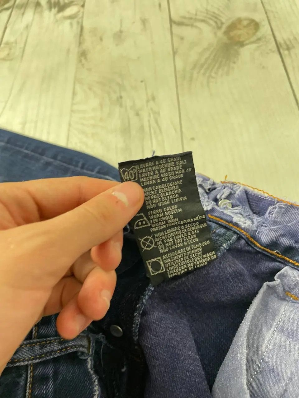 Stone Island Vintage Stone Island Denim Jeans 90s Distrissed Faded Y2K Size US 31 - 7 Thumbnail