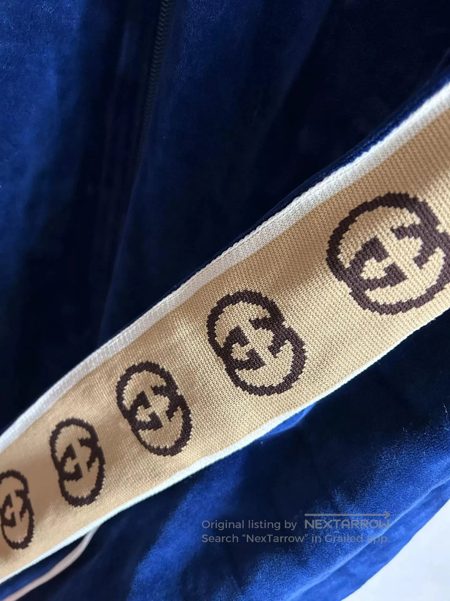 Gucci Gucci Blue Velvet Jacket for Men. Size US M / EU 48-50 / 2 - 3 Thumbnail
