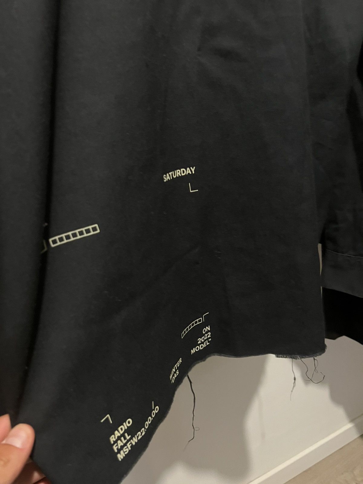 Mr. Saturday Mr Saturday Twill Script Shirt Size US M / EU 48-50 / 2 - 5 Thumbnail