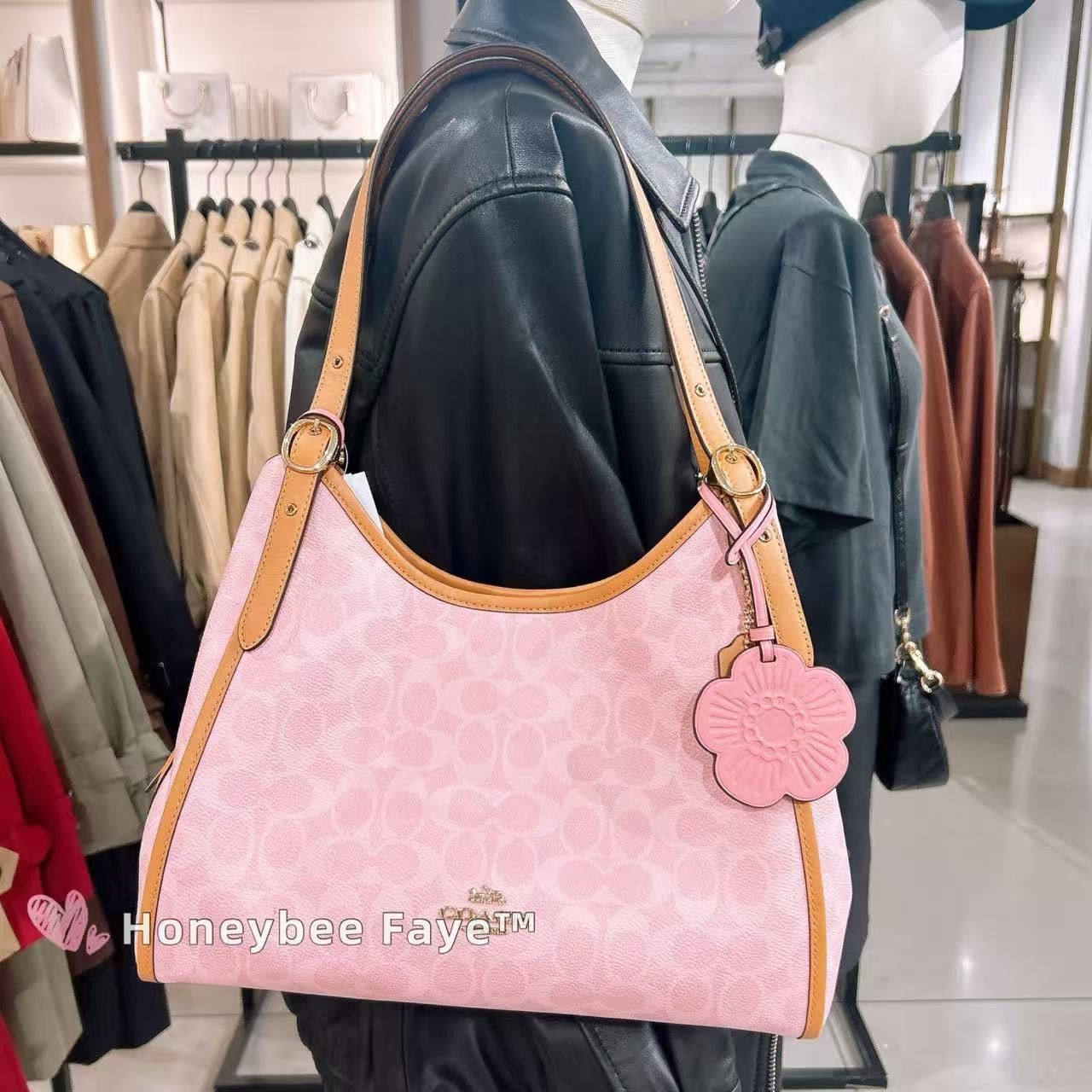 Coach Erin Shoulder Bag In Signature Canvas With Charms CEL13 Size ONE SIZE - 2 Thumbnail
