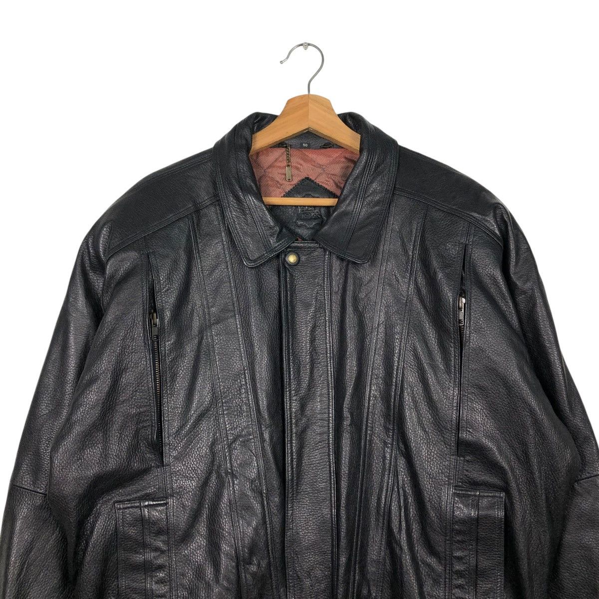 Aero Leathers VINTAGE BIKER GENUINE LEATHER JACKET ECHT LEDER ISSEY MIYAKE Size US M / EU 48-50 / 2 - 5 Thumbnail