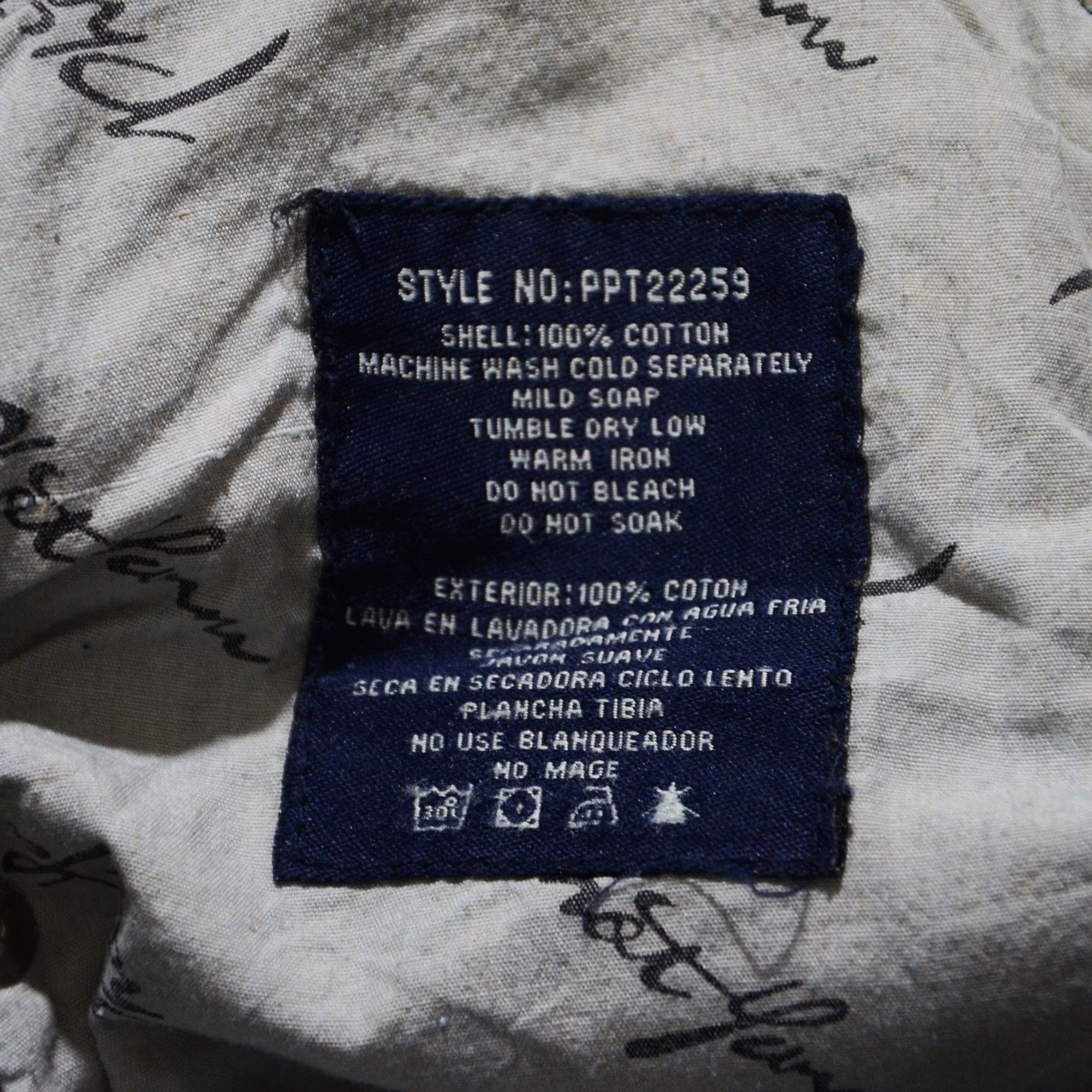 Phat Farm [Stain on buttock] Loose Fit Scratches & Patches 90s Hiphop Size US 34 / EU 50 - 5 Thumbnail