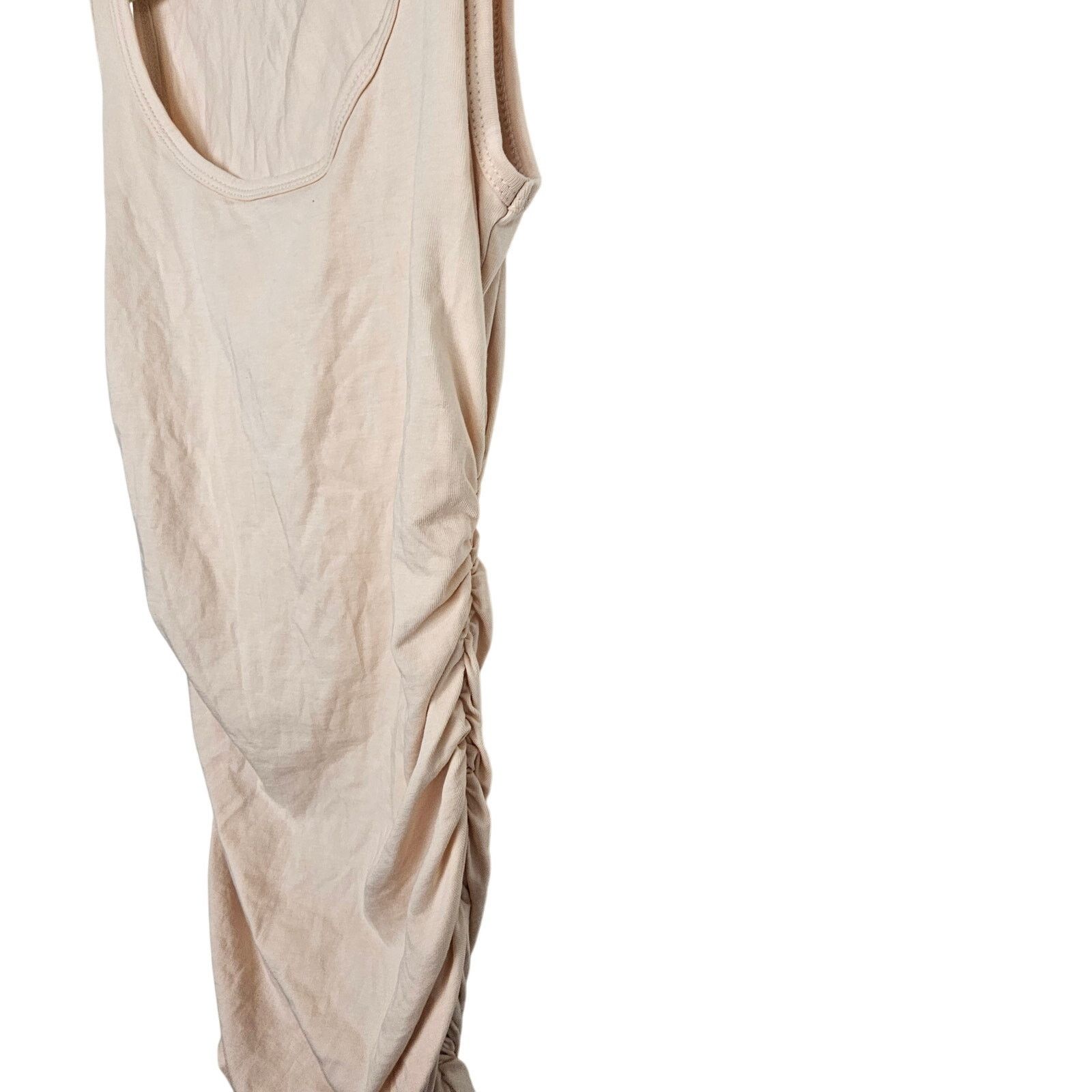Sundry Sundance Womens Ruched Tank Top Size XS Neutral Boho Stretch Size XS / US 0-2 / IT 36-38 - 4 Thumbnail