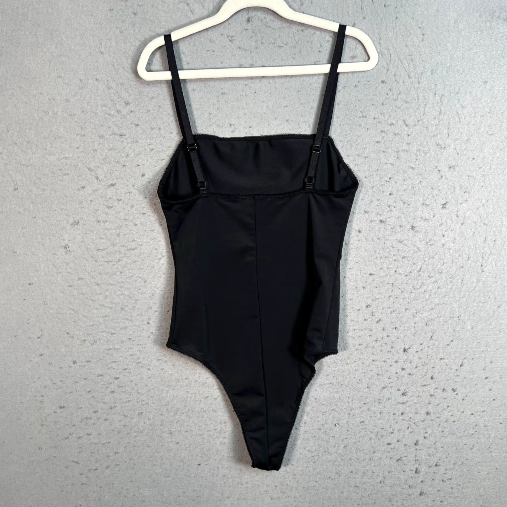 Zara VINTAGE Zara Bodysuit Shirt Womens Small Black Adjustable Straps Adult S Solid 90s Womens Size S / US 4 / IT 40 - 2 Thumbnail