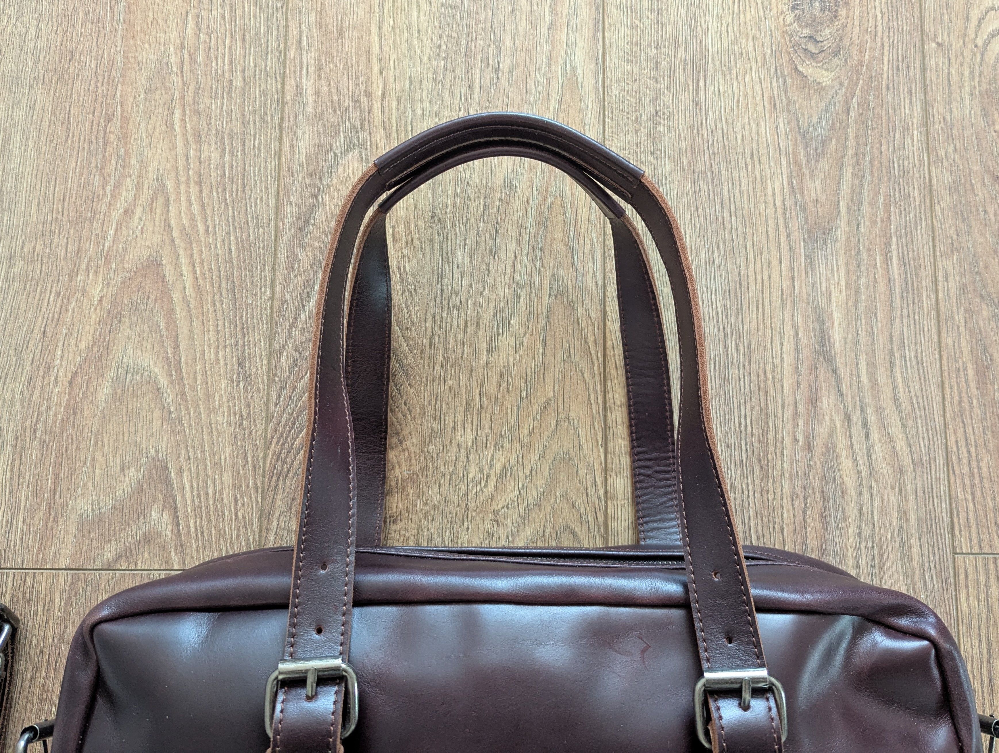 Handmade × Leather Heritage Leather Handmade Mens Messenger Shoulder Bag Laptop Size ONE SIZE - 7 Thumbnail
