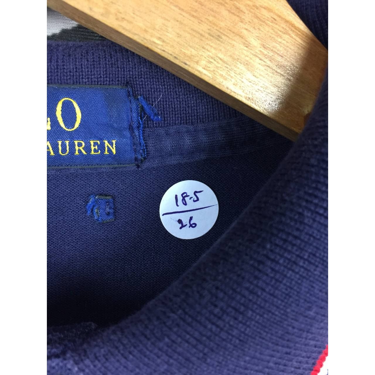 Polo Ralph Lauren × Vintage Vtg Polo Ralph Lauren Small Logo Tipped Polo Tee Size US S / EU 44-46 / 1 - 13 Thumbnail