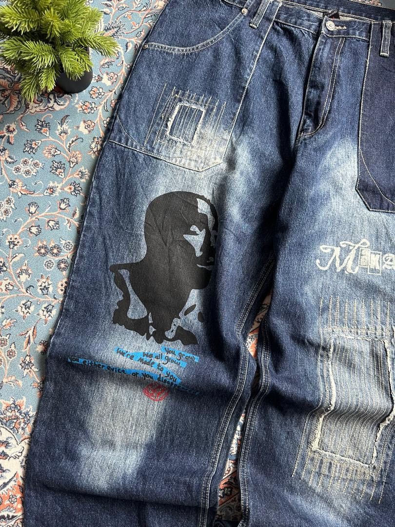 Makaveli × Vintage MAKAVELI TUPAC JEANS Size US 39 - 3 Thumbnail