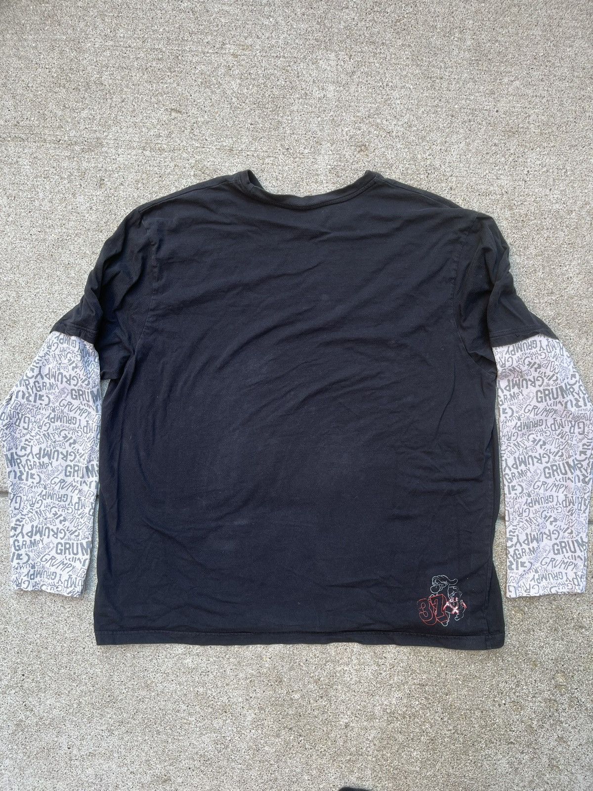 Disney Raglan Long Sleeve Disney Grumpy Layered Tee Size US XXL / EU 58 / 5 - 6 Thumbnail