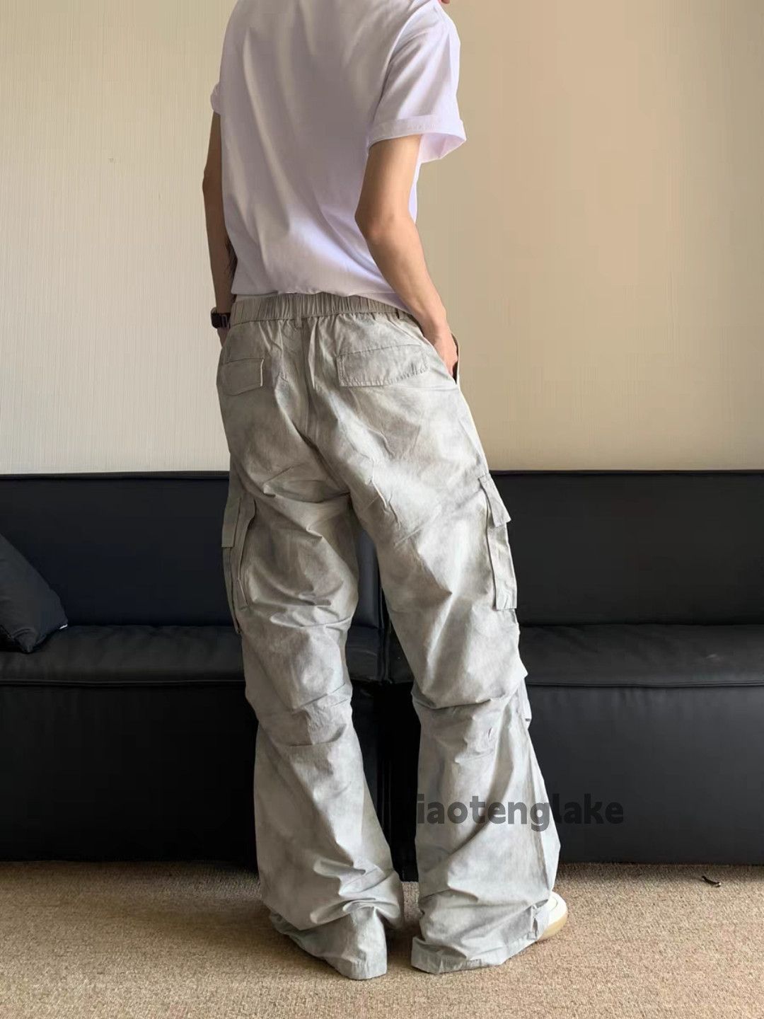 Designer × Japanese Brand × Vintage utility military loose baggy pleated outdoor cargo pants Size US 32 / EU 48 - 4 Thumbnail