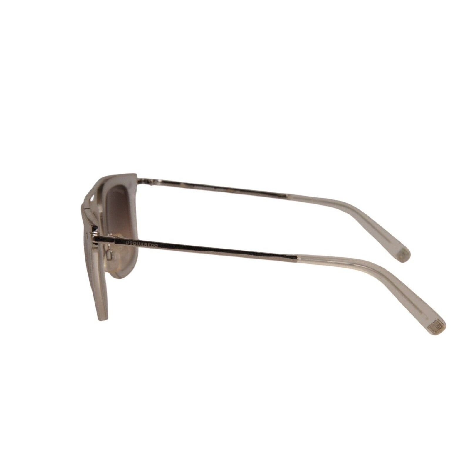 Dsquared2 JIM DQ 201 Sunglasses Transparent Silver White Square Size ONE SIZE - 10 Thumbnail