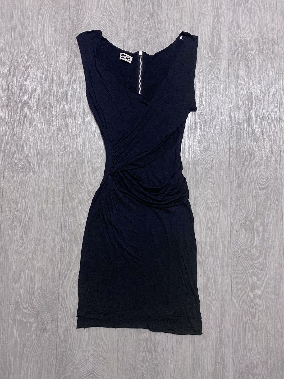 Diesel Diesel Avantgarde Archive Distressed Sleeveless Ruffle Dress Size XS / US 0-2 / IT 36-38 - 5 Thumbnail