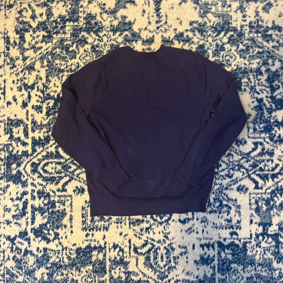 Banana Republic Banana Republic purple 100% Cotton V-Neck Sweater Men’s S Size US S / EU 44-46 / 1 - 2 Thumbnail