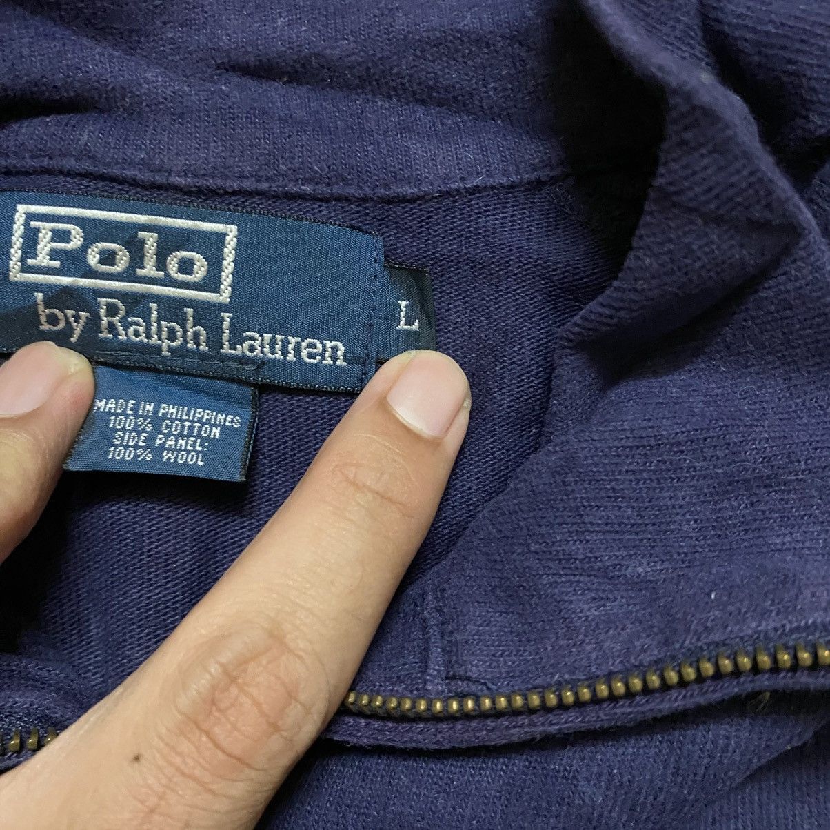 Polo Ralph Lauren × Vintage Vintage Polo by Ralph Lauren Half Zipped Sweatshirts Size US L / EU 52-54 / 3 - 9 Thumbnail