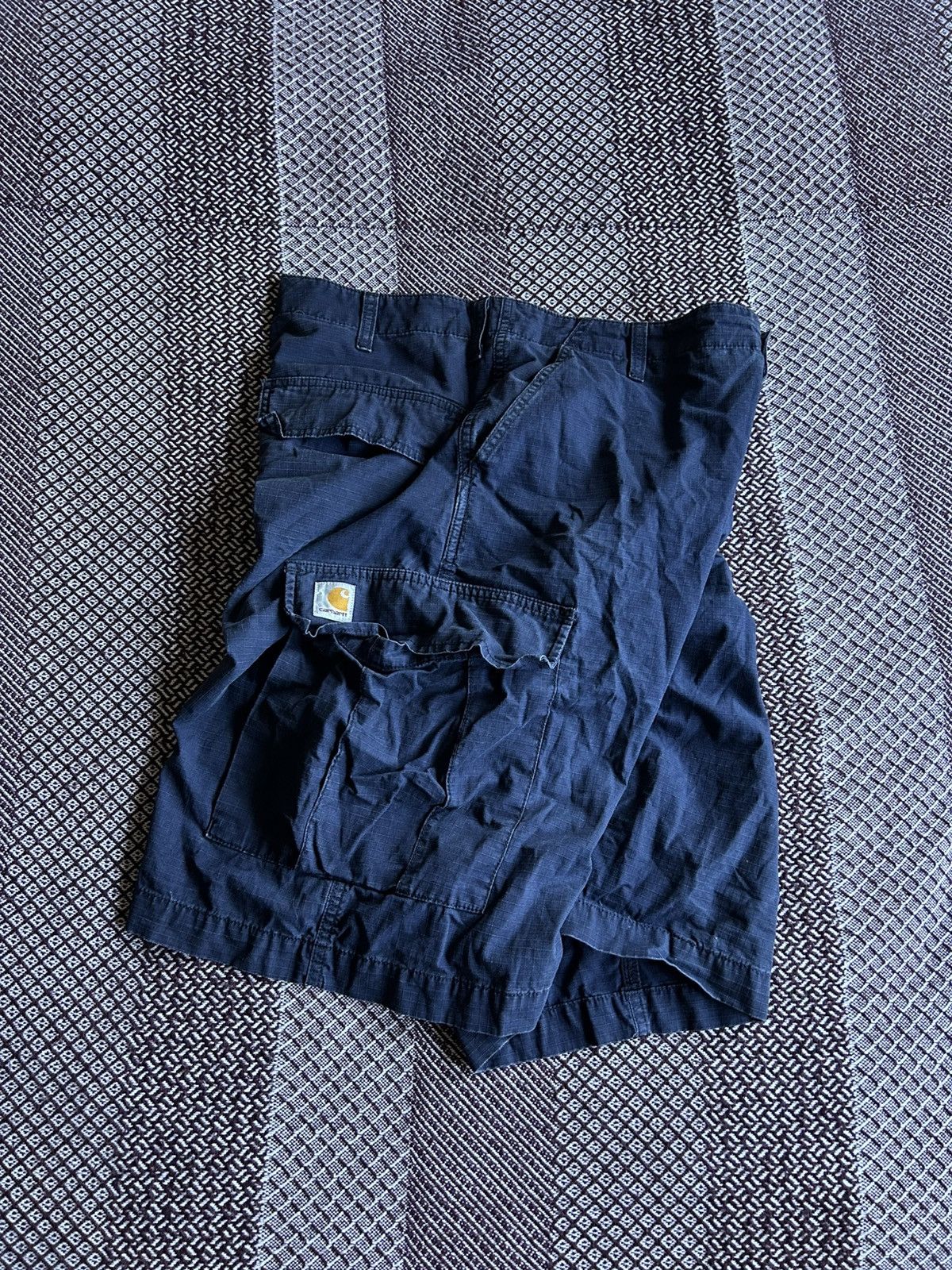 Carhartt Vintage Carhartt Cargo Shorts Streetwear Style Baggy Size 33 Size US 33 - 12 Thumbnail