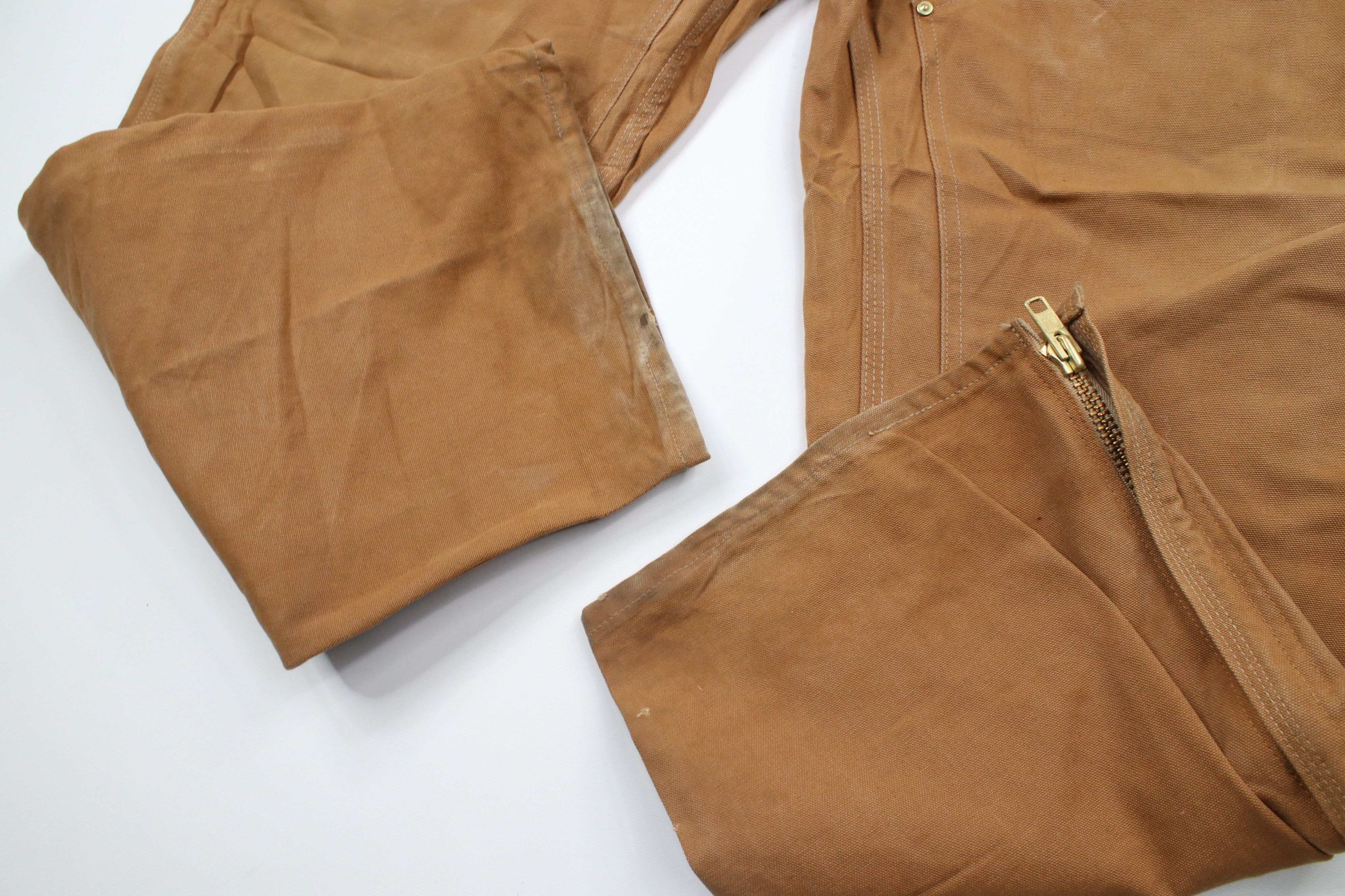 Carhartt × Vintage Carhartt Heavyweight Loose Wide Leg Double Knee Pants USA Size US 44 / EU 60 - 6 Thumbnail