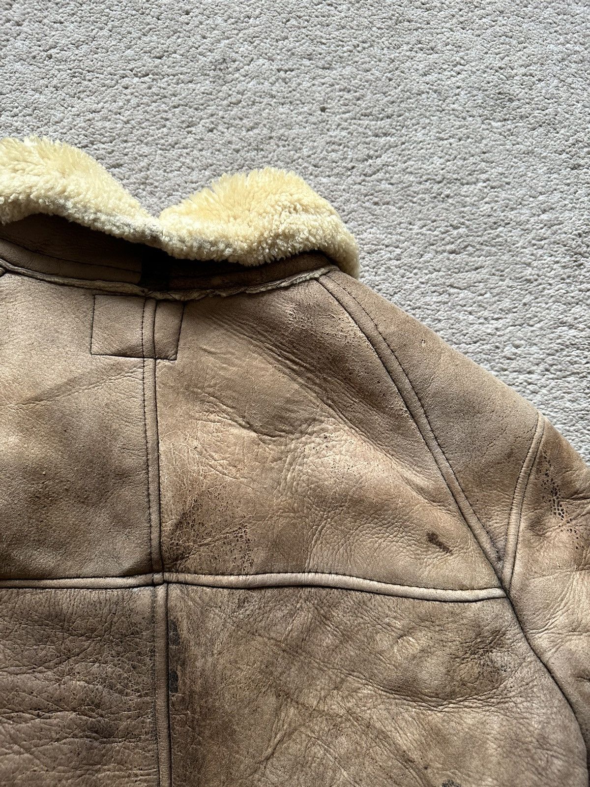 Avirex 1990s Avirex Type-B6 Sheepskin Aviator Jacket Size US L / EU 52-54 / 3 - 16 Thumbnail