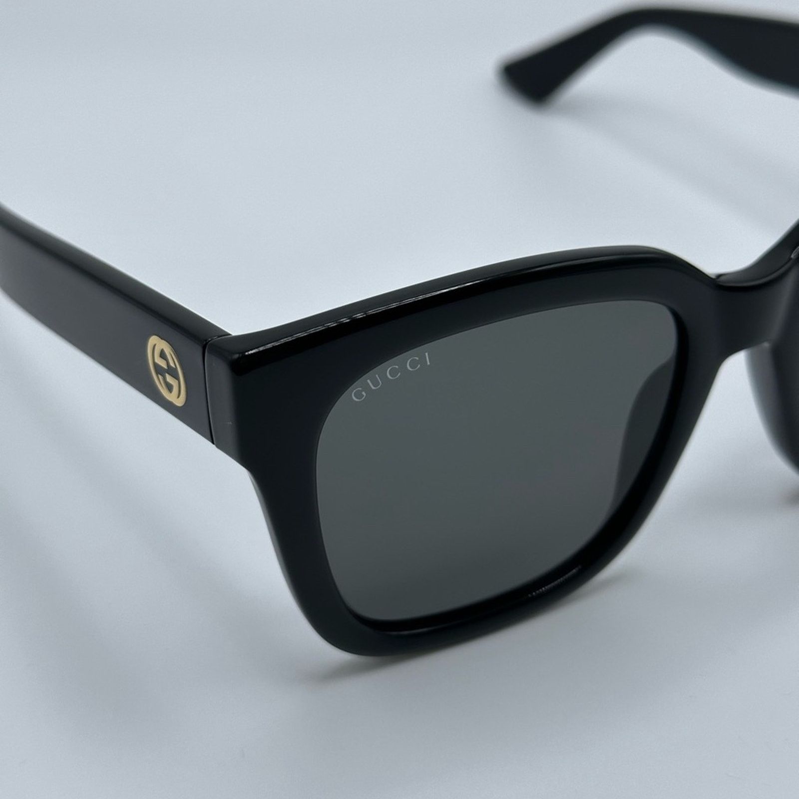 Gucci BRAND NEW GUCCI GG1338S 001 Black Smoke Women Sunglasses Size ONE SIZE - 4 Thumbnail