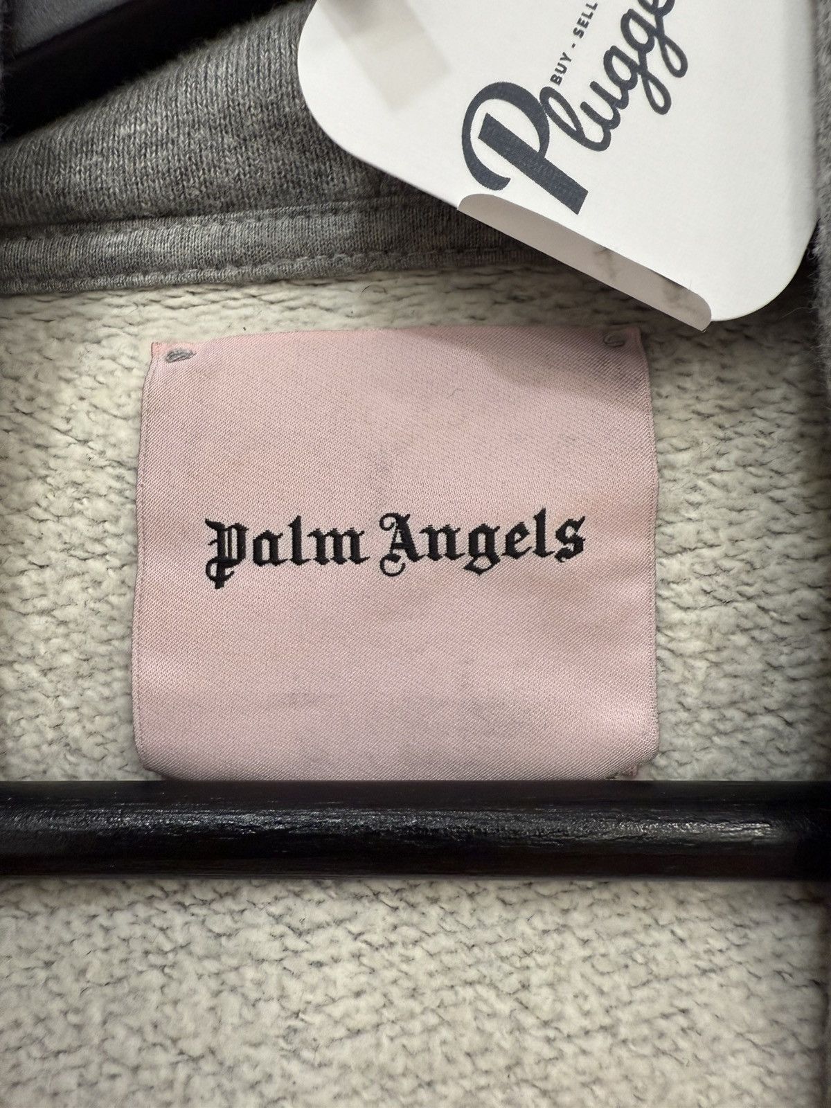 Palm Angels Palm Angels Grey/Gold Hoodie Size US L / EU 52-54 / 3 - 7 Thumbnail