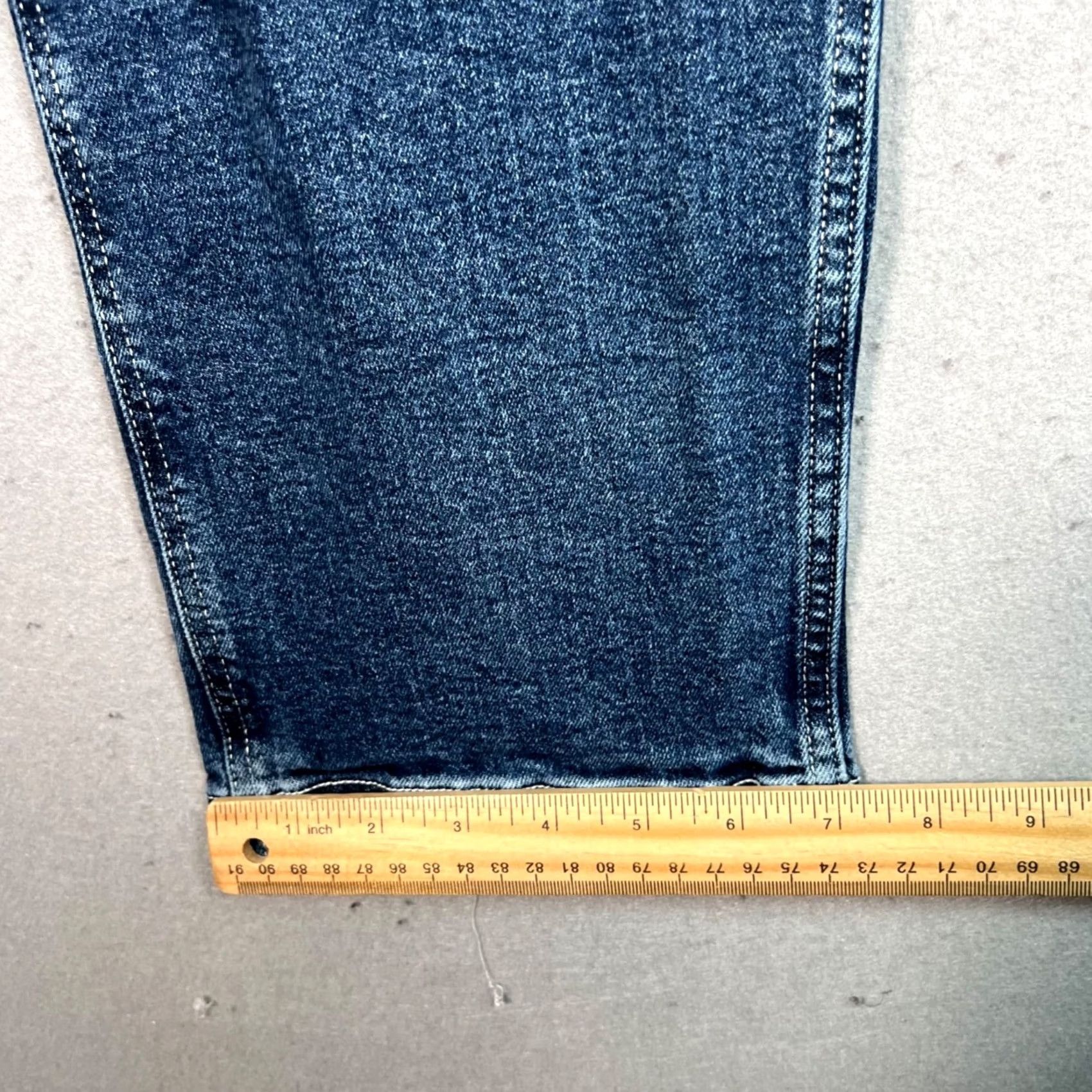 Uniqlo Uniqlo Jeans XS 27 Inseam Blue Denim Drawstring 5-Pocket Tapered Mens Regular Shoes? Size US 27 - 7 Thumbnail