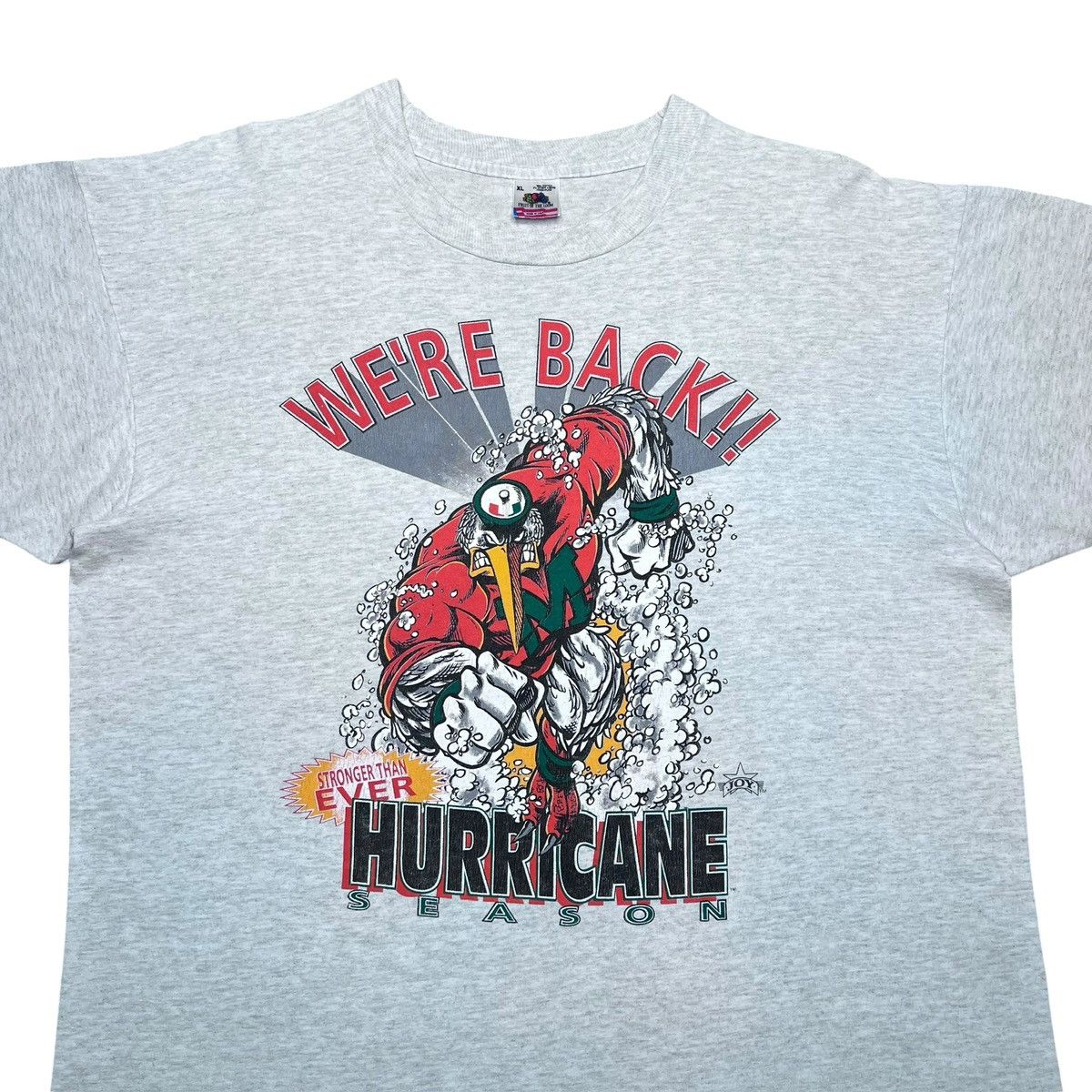 NCAA Vintage 1990s NCAA Miami Hurricanes Season Were Back 3D Tee Size US XL / EU 56 / 4 - 4 Thumbnail