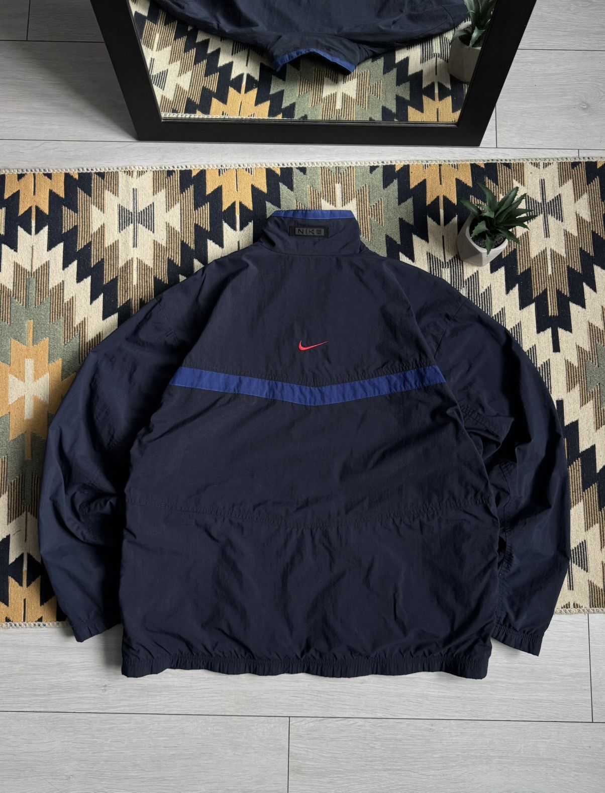 Nike Vintage Nike Nylon Y2K Track Jacket Size US M / EU 48-50 / 2 - 2 Thumbnail