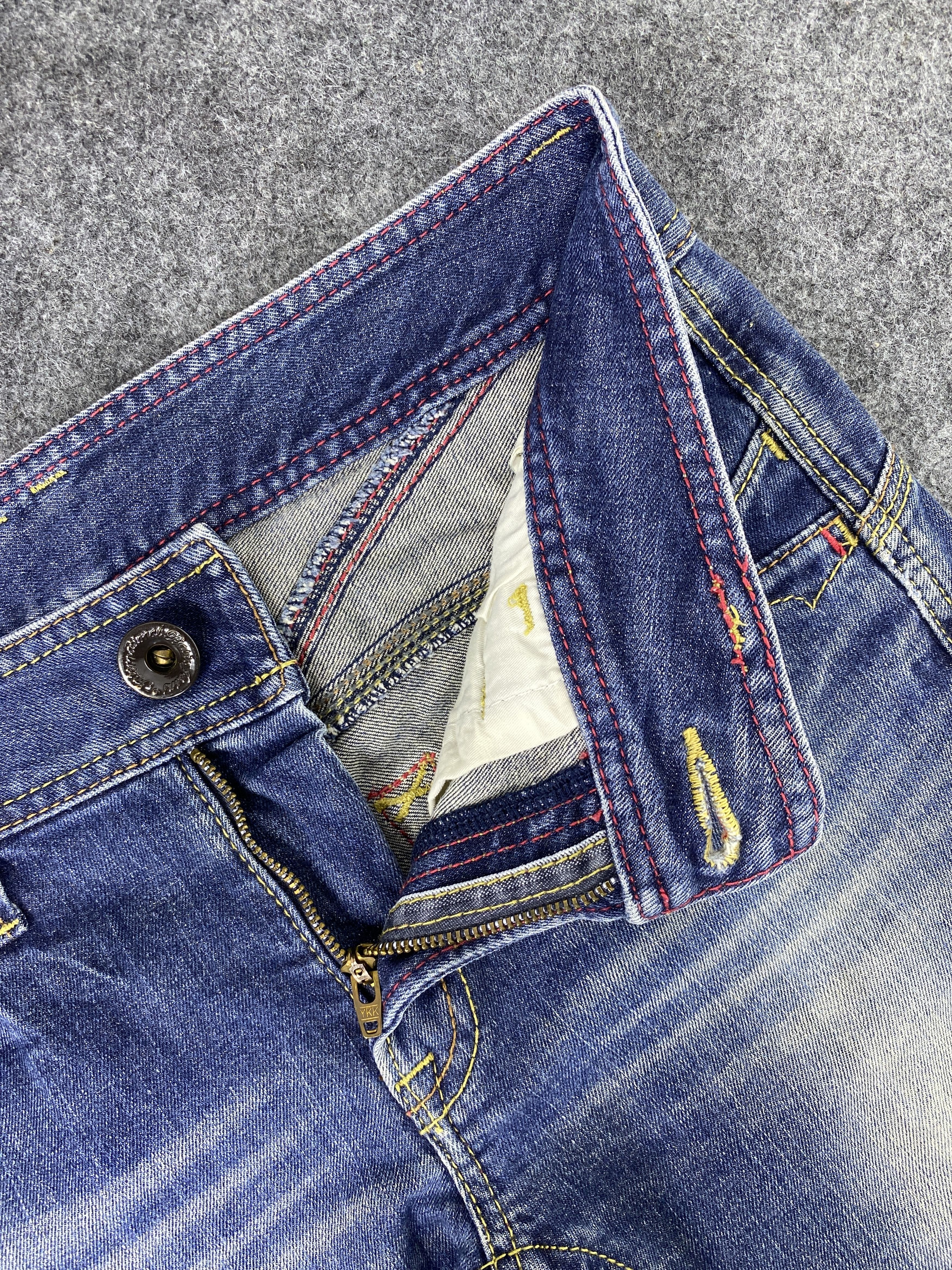 Japanese Brand Japanese Brand Blue Wash Jeans - J1095 Size 29" - 7 Thumbnail