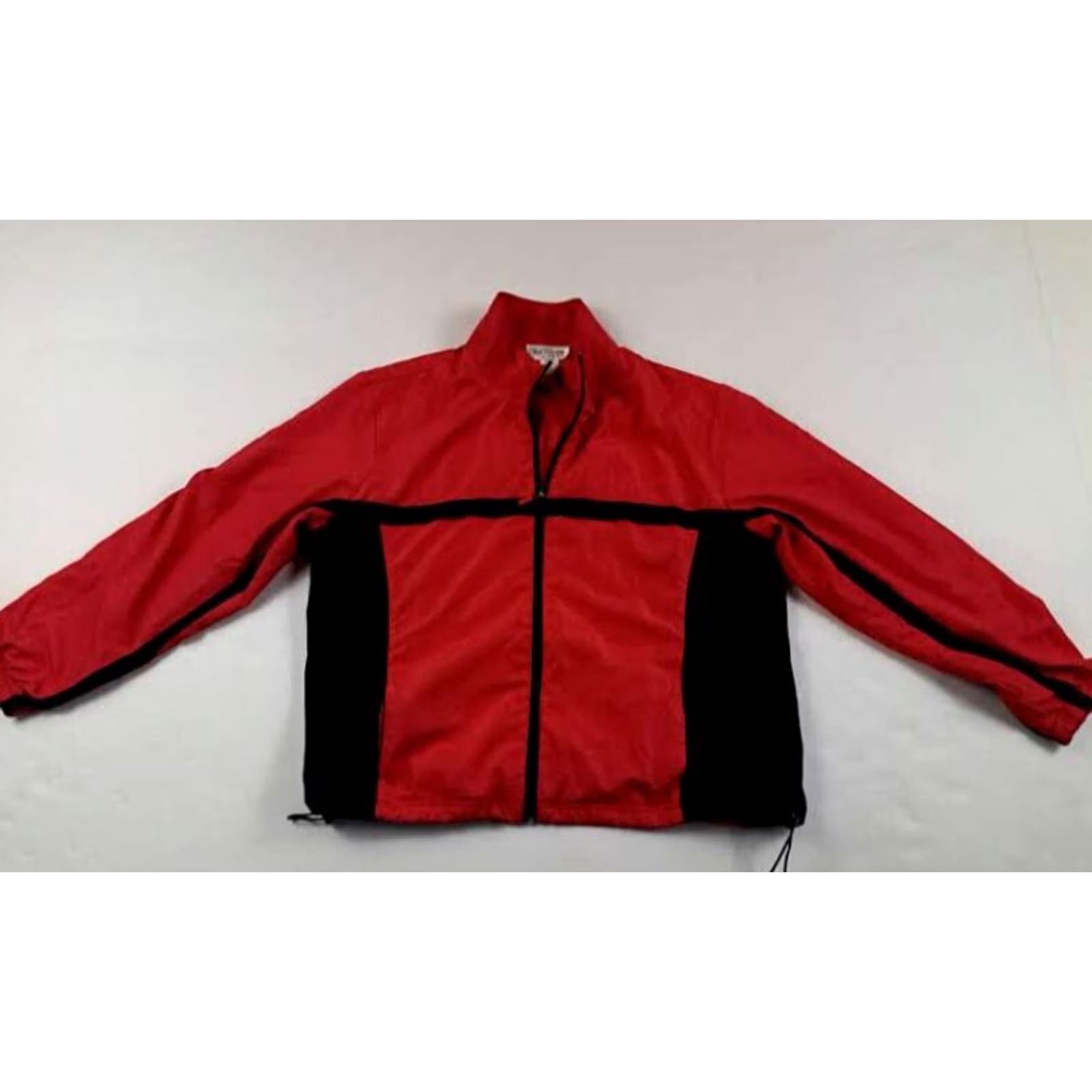 Oleg Cassini Oleg Cassini Windbreaker Jacket XL Full Zip Lightweight Nylon Sports Women Light Red T-Shirt? Size XL / US 12-14 / IT 48-50 - 2 Thumbnail