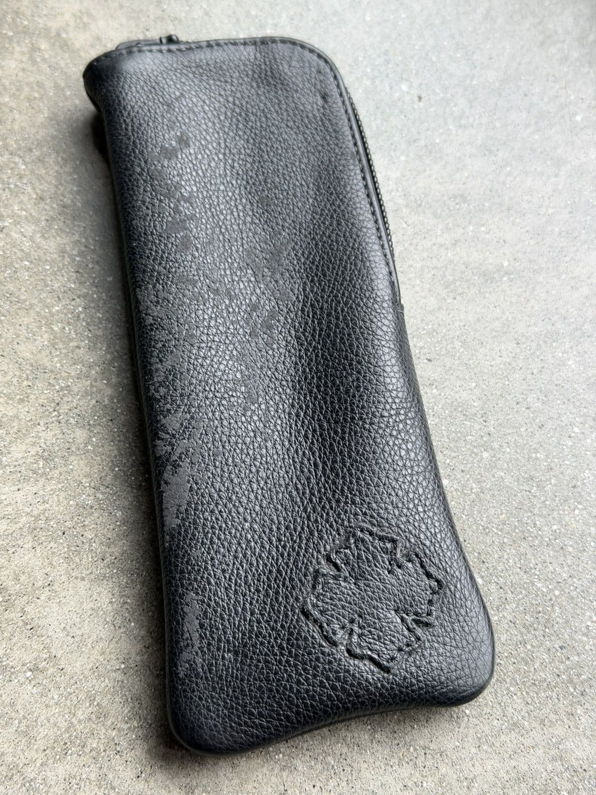 Chrome Hearts CH Leather Small Glasses Case Size ONE SIZE - 2 Thumbnail