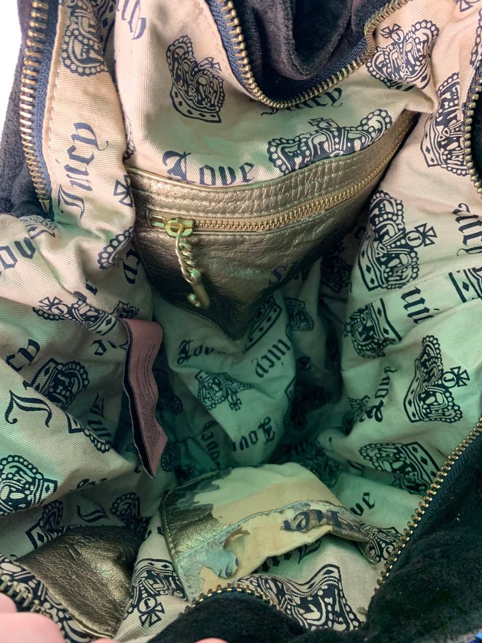 Juicy Couture VINTAGE Streetwear Y2K VELOUR JUICY COUTURE 2000s BAG Size ONE SIZE - 11 Thumbnail