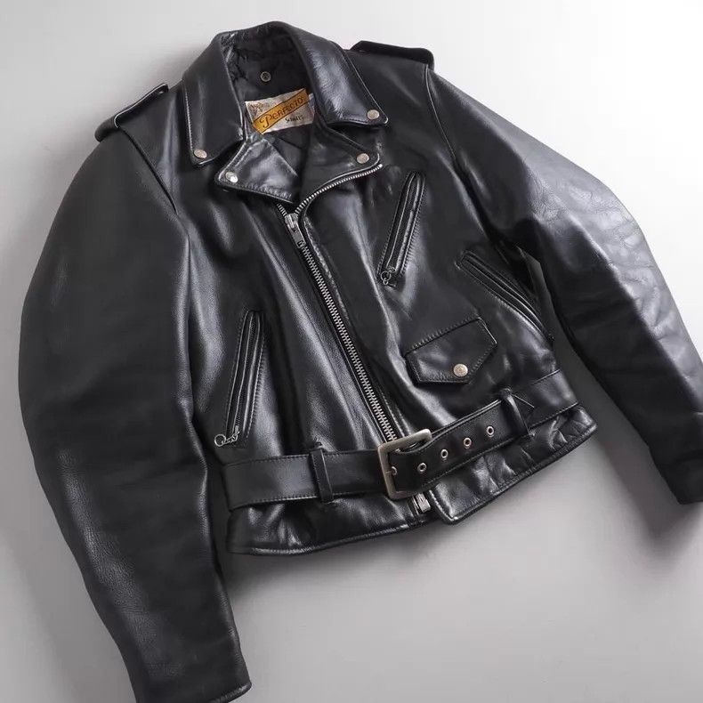 Schott Schott Leather coat Size US S / EU 44-46 / 1 - 1 Thumbnail