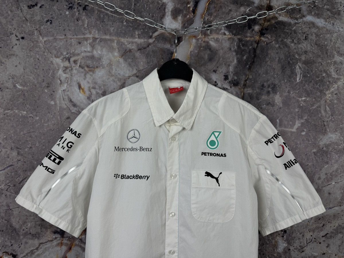 Mercedes-Benz × Puma Men’s Puma Shirt Button Up Petronas Racing Size Large Size US L / EU 52-54 / 3 - 2 Thumbnail