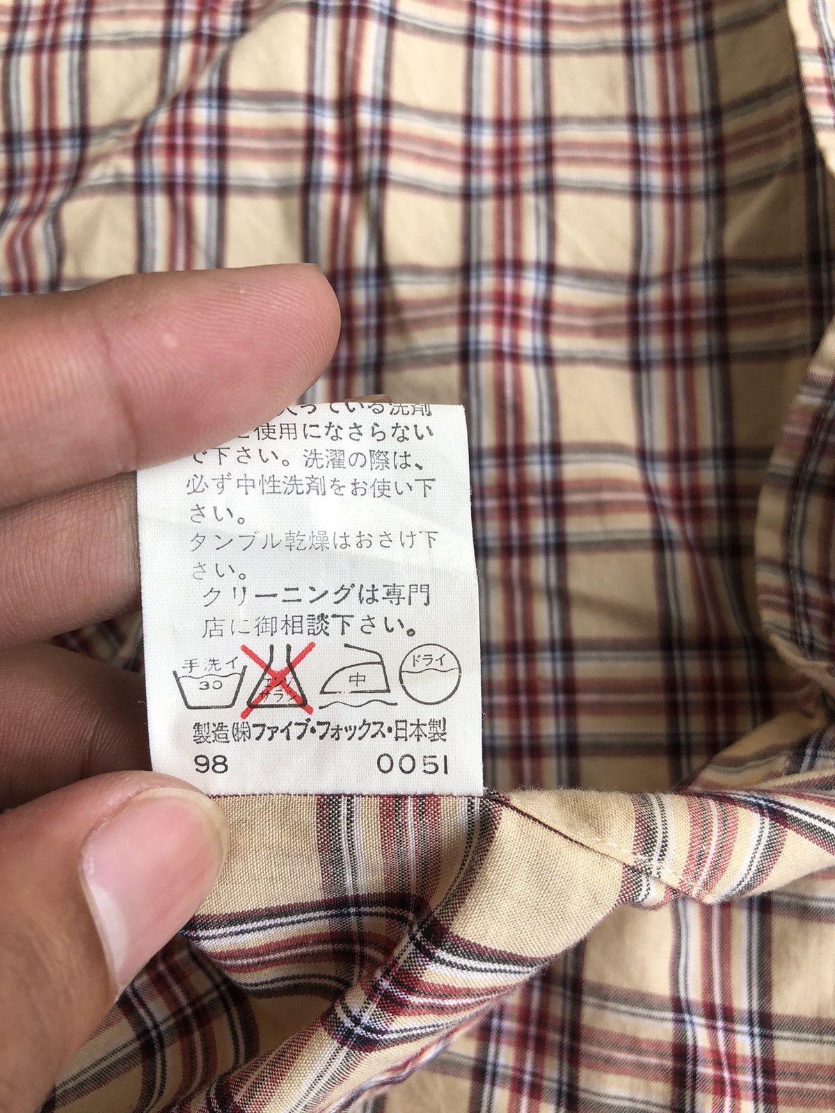 If Six Was Nine × Japanese Brand × PPFM Ppfm Stripe Long Sleeve Button Shirt Size US S / EU 44-46 / 1 - 8 Thumbnail
