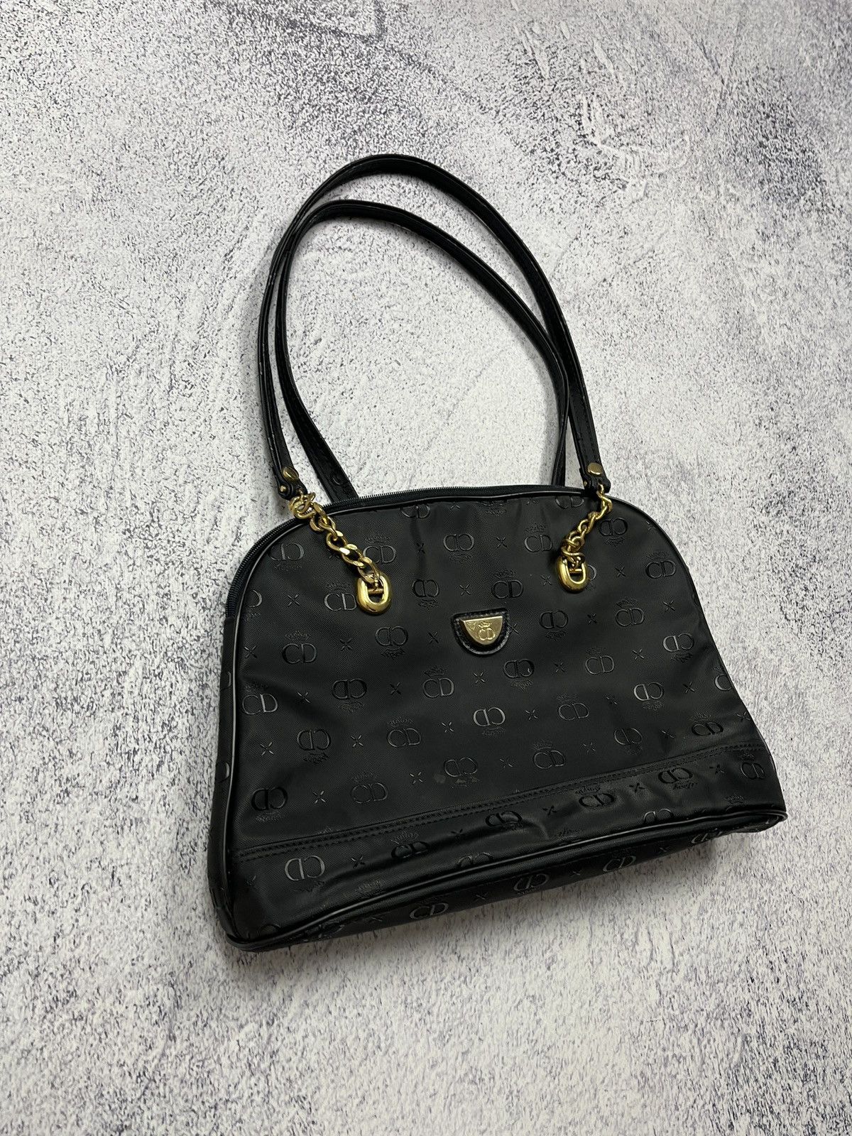 Christian Dior Monsieur Vintage 90’s Christian Dior CD Monogram Logo Shoulder Bag Size ONE SIZE - 4 Thumbnail