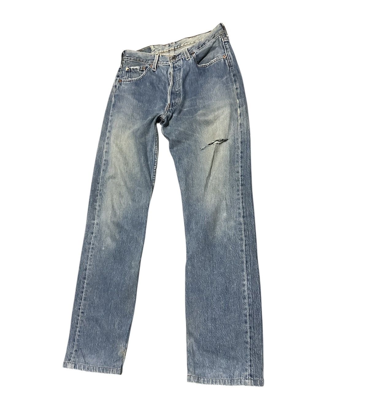 Levi's Vintage 90s Levis 501 Straight Leg Jeans Size US 28 / EU 44 - 3 Thumbnail