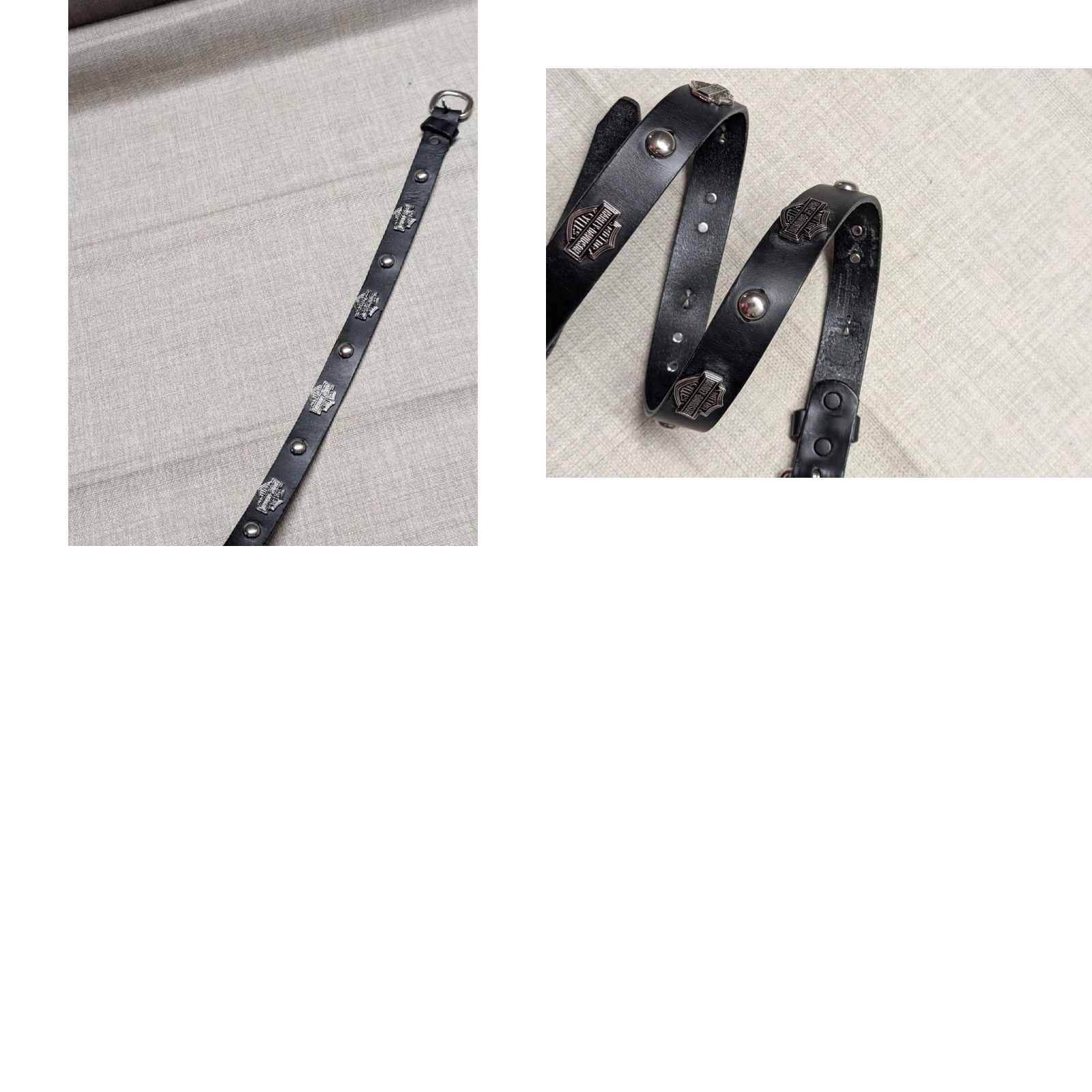 Harley Davidson VINTAGE Harley-Davidson belt Studded leather 28-30 Mens Western Belt Black 28-30 Men's 28-30 Harley-Davidson Belt Mens Western Belt Size 30 - 9 Thumbnail