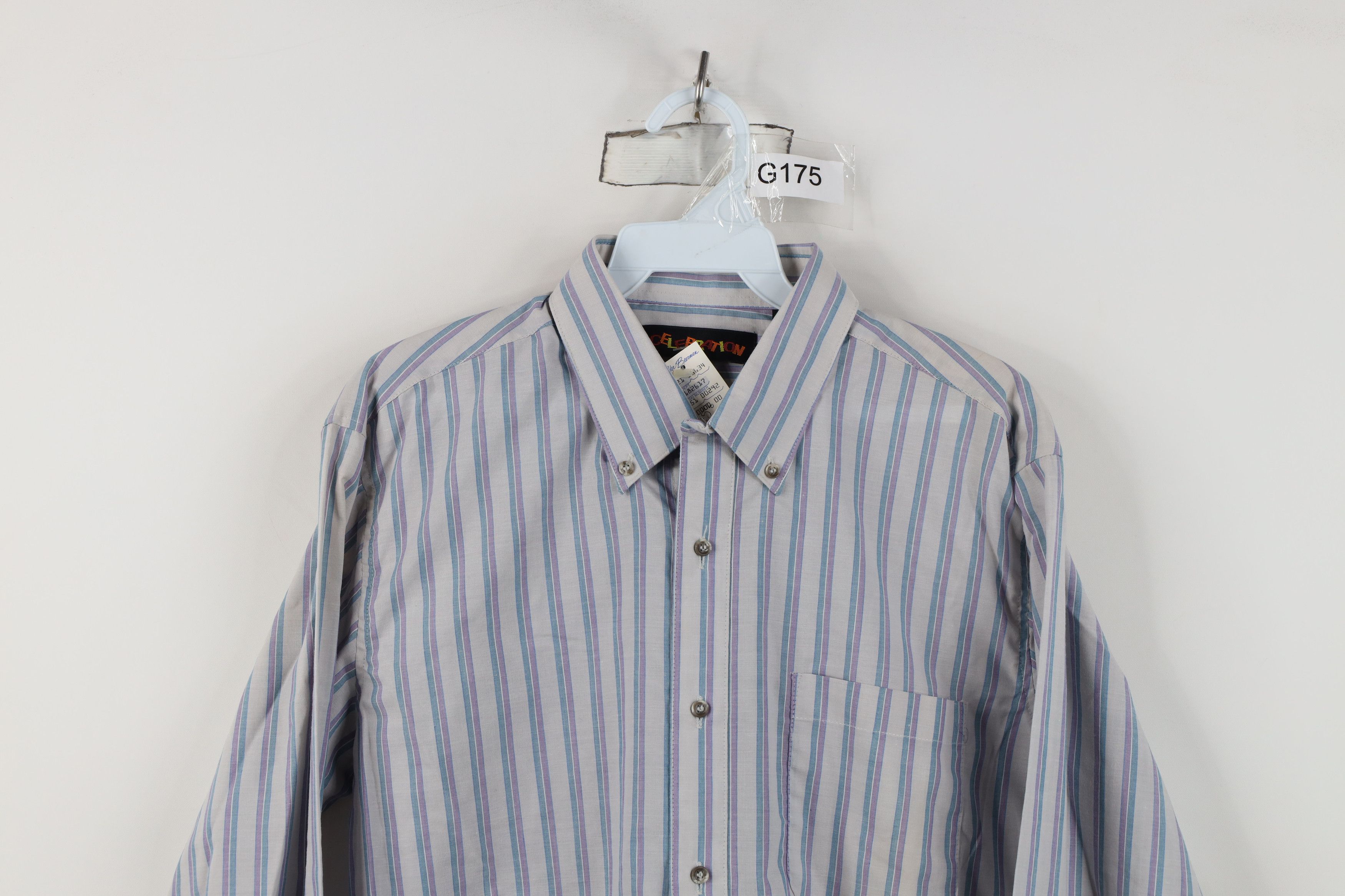 Vintage Deadstock Vintage 90s Streetwear Block Button Down Shirt Size US M / EU 48-50 / 2 - 2 Thumbnail