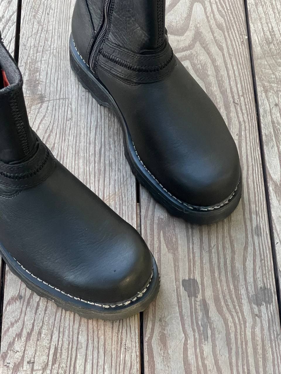 Harley Davidson Harley Davidson Richton Leather Strap Black Boots Size US 7 / EU 40 - 5 Thumbnail